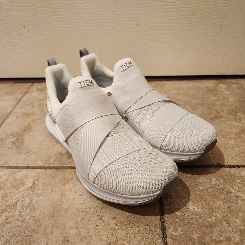 TIEM Women's White Latus Training Sneakers